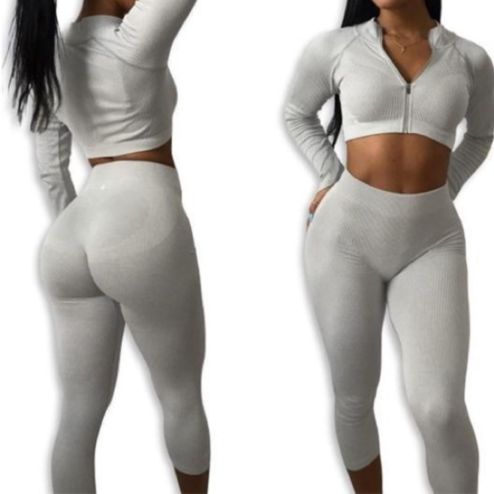 Workouts By Katya ribbed leggings